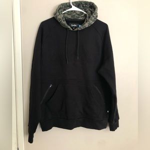 Cookies SF Embossed Spell Hoodie Black Camo Sweatshirt Pullover Size L.